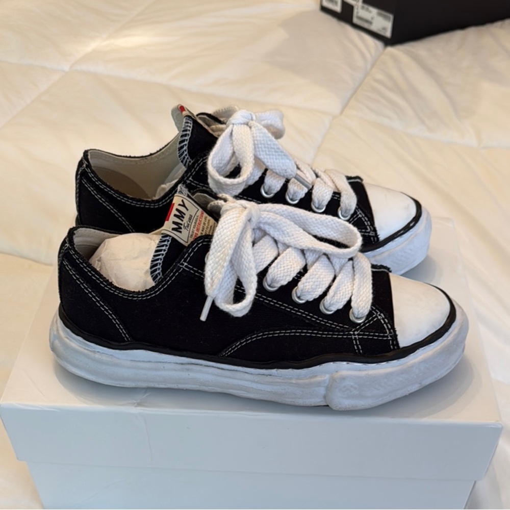 Black and White MMY Sneakers